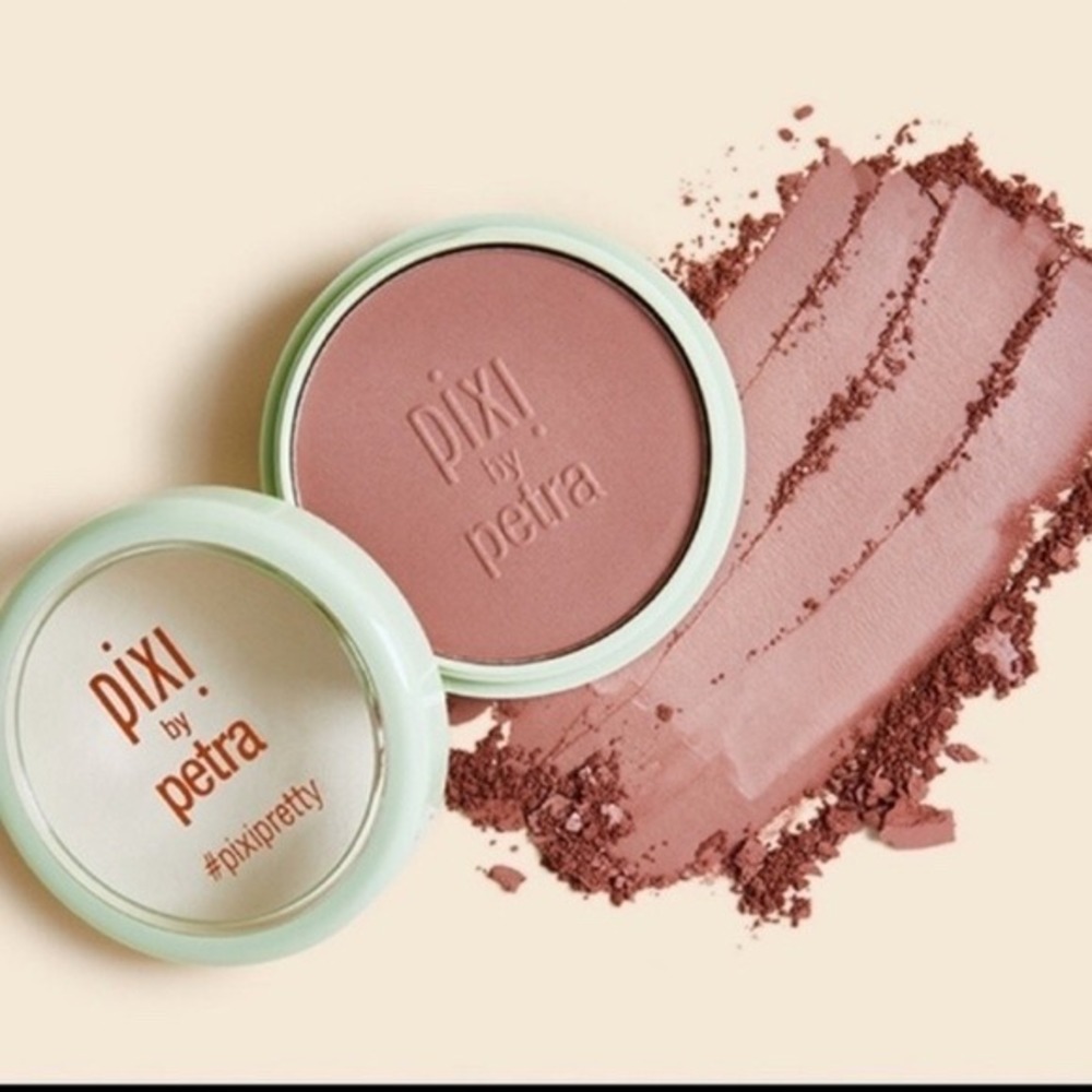 Pixi by Petra Fresh Face Blush BeachRose 0.16oz 4.5g Powder Blush Pink Peach
